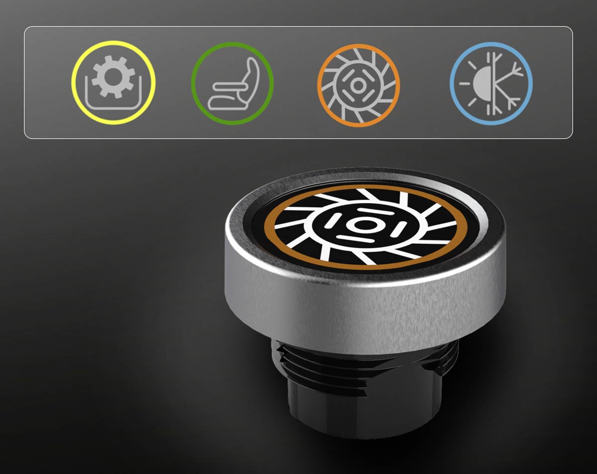 VisionWheel, Wählrad für Wechselbelegung der Schaltfelder