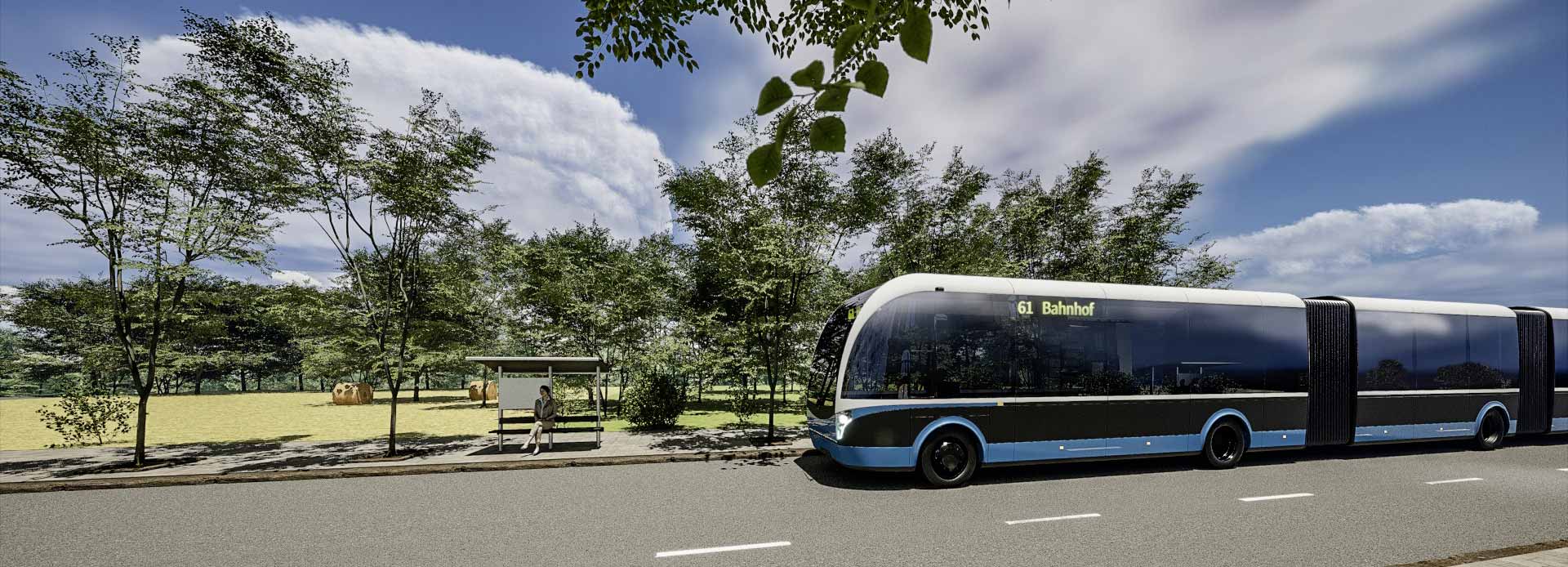 Design BRT Exterieur auf Überlandstrecke / Design BRT Exterior on overland route