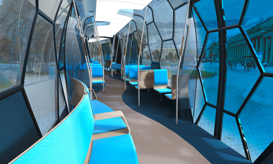 INHOUSE STUDIE - Tram Train Interieur