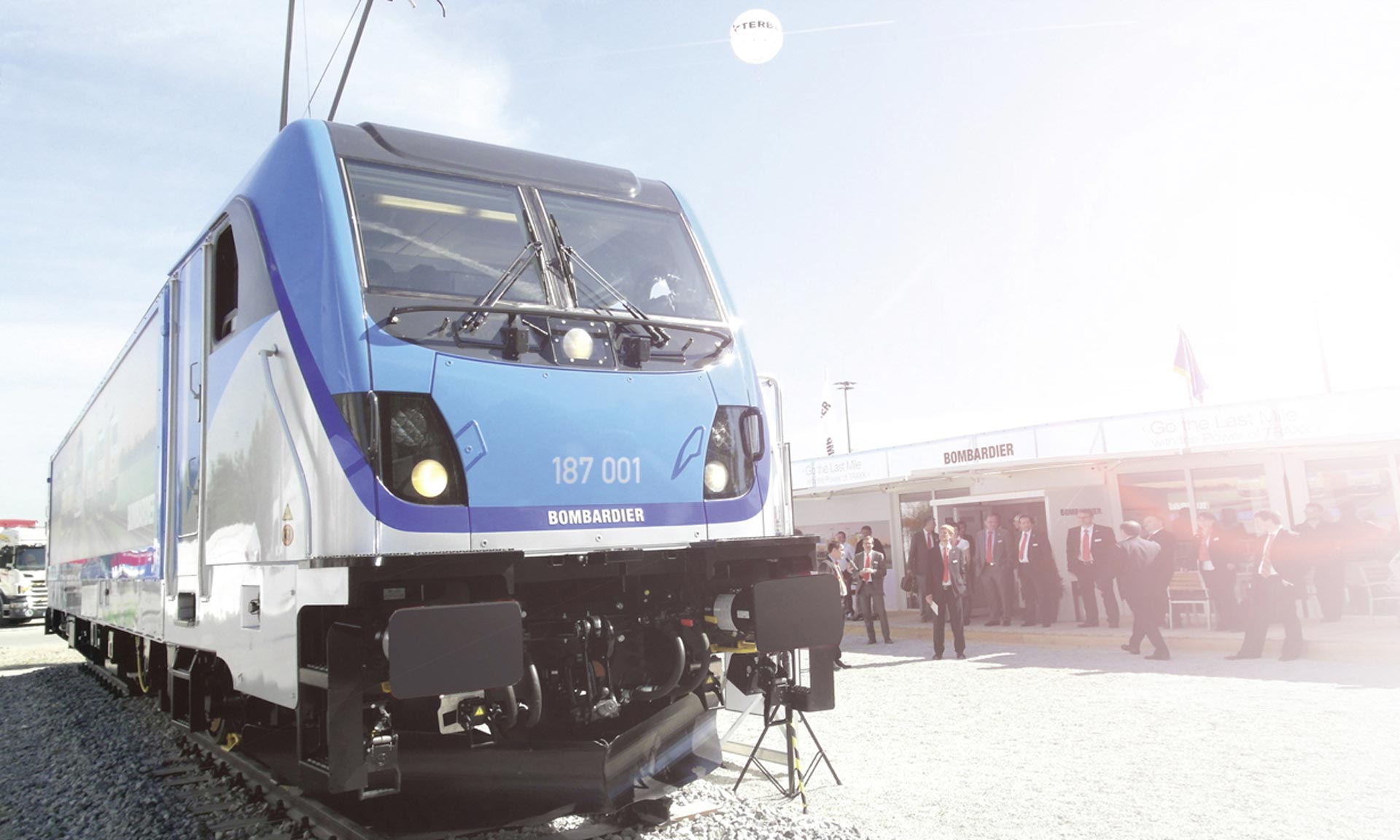 Bombardier Lok AC3 Last Mile bei der Präsentation auf der Transport & Logistik in München